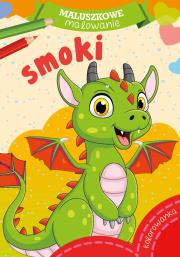 Okładka książki Maluszkowe malowanie. Smoki