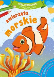 Okładka książki Maluszkowe malowanie. Zwierzęta morskie