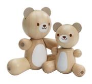 Mały i duży miś drewniany. Wydawca: Plan toys. Dadada.pl Opakowanie Mały i duży miś drewniany