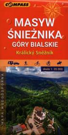 Okładka książki Mapa tur. Masyw Śnieżnika, Góry Bialskie 1:35 000