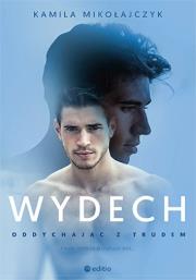 Oddychając z trudem Wydech. Autor: Kamila Mikołajczyk. Dadada.pl Okładka książki Oddychając z trudem Wydech