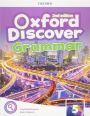 Oxford Discover 5 Grammar. Autor: Buckingham Angela, Stephens Bryan. Dadada.pl Okładka książki Oxford Discover 5 Grammar