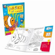 Paski i prążki - kolorowanka. Autor: Ewa Gorzkowska-Parnas. Dadada.pl Okładka książki Paski i prążki - kolorowanka