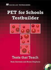 PET for Schools Testbuilder. Książka ucznia z kluczem + CD P. Autor: Rosemary Aravanis, Stephens Bryan. Dadada.pl Okładka książki PET for Schools Testbuilder. Książka ucznia z kluczem + CD P
