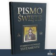 Okładka książki Pismo Święte ST i NT grafit z paginatorami