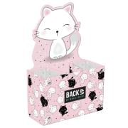 Opakowanie Pojemnik na przybory szkolne backup 3 a 35 kotki różowy