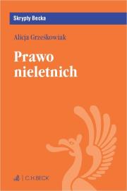 Prawo nieletnich. Autor: Alicja Grześkowiak. Dadada.pl Okładka książki Prawo nieletnich