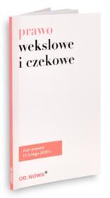 Prawo wekslowe i czekowe 11.02.2020. Autor: Agnieszka Kaszok. Dadada.pl Okładka książki Prawo wekslowe i czekowe 11.02.2020