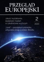 Przegląd Europejski 2/2020. Autor: Mróz Maciej. Dadada.pl Okładka książki Przegląd Europejski 2/2020