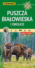 Okładka książki Puszcza Białowieska i okolice mapa turystyczna 1: 50 000