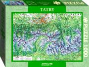 Puzzle 1000 Tatry mapa turystyczna 1:50 000. Wydawca: Artglob. Dadada.pl Opakowanie Puzzle 1000 Tatry mapa turystyczna 1:50 000