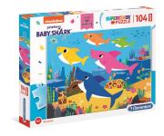 Opakowanie Puzzle 104 Maxi Super Kolor Baby Shark