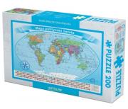 Puzzle 200 - Świat polityczny. Wydawca: Artglob. Dadada.pl Opakowanie Puzzle 200 - Świat polityczny