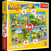 Opakowanie Puzzle 4w1 Przygody Pszczółki Mai 34356
