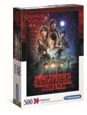 Puzzle 500 Stranger Things. Wydawca: Clementoni. Dadada.pl Opakowanie Puzzle 500 Stranger Things