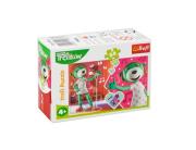 Opakowanie Puzzle 54 mini Wesoły świat Treflików 4 TREFL
