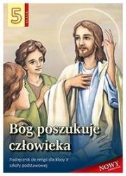 Okładka książki Religia SP 5 ćw. Bóg poszukuje człowieka w.2020