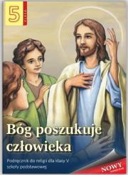 Okładka książki Religia SP 5 podr. Bóg poszukuje człowieka w.2020
