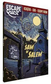Sam w Salem. Escape Quest. Autor: Julien Mindel, Agata Cieślak. Dadada.pl Okładka książki Sam w Salem. Escape Quest