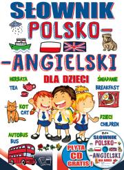 Okładka książki Słownik polsko-angielski dla dzieci + płyta CD