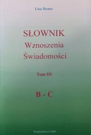 Okładka książki Słownik wznoszenia świadomości. Tom 3