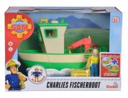 Opakowanie Strażak Sam Łódź rybacka Charliego + figurka