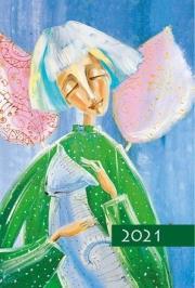 Opakowanie Terminarz 2021 B7 Mały Kolorowy Anioł