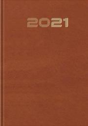 Opakowanie Terminarz 2021 B7 Mały Standard brązowy