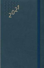 Opakowanie Terminarz 2021 Średni B6 Flex z gumką granatowy