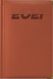 Opakowanie Terminarz 2021 Średni B6 Lux Złocony brązowy