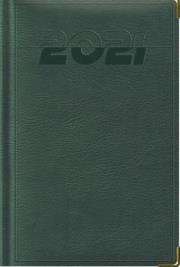 Opakowanie Terminarz 2021 Średni B6 Lux Złocony zielony