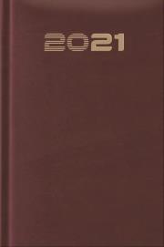 Opakowanie Terminarz 2021 Standard B6 bordowy