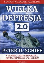 Wielka represja 2.0. Autor: Peter D. Schiff. Dadada.pl Okładka książki Wielka represja 2.0