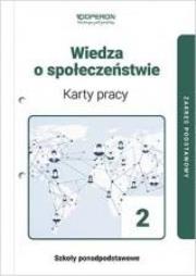 WOS LO 2 Karty pracy ZP w.2020 OPERON. Autor: Walczyk Mikołaj, Iwona Walendziak. Dadada.pl Okładka książki WOS LO 2 Karty pracy ZP w.2020 OPERON
