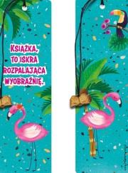 Opakowanie Zakładka - Flaming z palmą