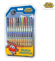Opakowanie Zestaw długopisów żelowych 12 kol. Super Wings