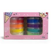 Opakowanie Zestaw Magiczna glinka 10 kolorów po 15g