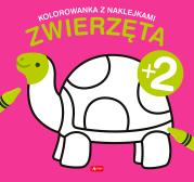 Okładka książki Zwierząta. Kolorowanka z naklejkami