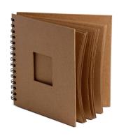 Opakowanie Album na spirali z okienkiem 30K brązowe Eco