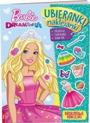 Okładka książki Barbie dreamtopia Ubieranki, naklejanki SDU-1401