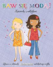 Okładka książki Baw się modą z naklejkami - Niebieska