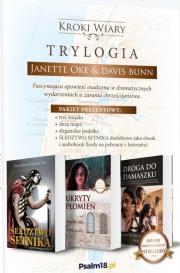 BOX: Śledztwo Setnika, Ukryty Płomień, Droga do... Autor: Oke Janette, Davis Bunn. Dadada.pl Okładka książki BOX: Śledztwo Setnika, Ukryty Płomień, Droga do..