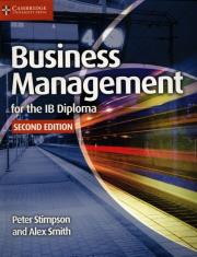 Okładka książki Business and Management for the IB Diploma Cou