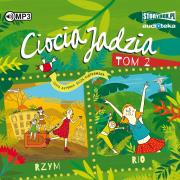 CD MP3 Rzym. Rio. Ciocia Jadzia. Tom 2. Autor: Eliza Piotrowska. Dadada.pl Okładka książki CD MP3 Rzym. Rio. Ciocia Jadzia. Tom 2