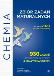 Chemia Zbiór zadań maturalnych Lata 2010-2020 Poziom rozszerzony 930 zadań CKE z rozwiązaniami. Autor: Piotr Kosztołowicz, Dorota Kosztołowicz. Dadada.pl Okładka książki Chemia Zbiór zadań maturalnych Lata 2010-2020 Poziom rozszerzony 930 zadań CKE z rozwiązaniami