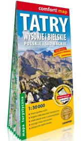 Okładka książki Comfort!map Tatry Wys i Biel, Pol i Sł w.2020