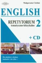 Okładka książki English 2 Repetytorium tematyczno-leksykalne z płytą CD