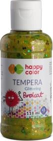 Opakowanie Farba Tempera 118ml brokat złota HAPPY COLOR