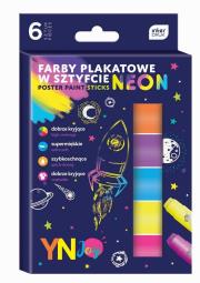 Opakowanie Farby plakatowe w sztyfcie Neon 6 kolorów