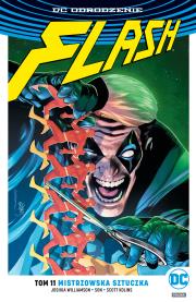 Flash T.11 Mistrzowska sztuczka. Autor: Joshua Williamson. Dadada.pl Okładka książki Flash T.11 Mistrzowska sztuczka